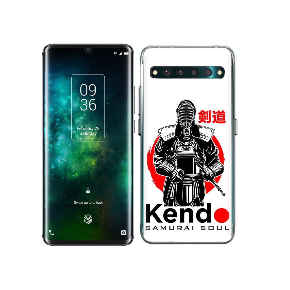 

Чехол MyPads Tocco для TCL 10 Pro рисованый самурай, Прозрачный, Tocco