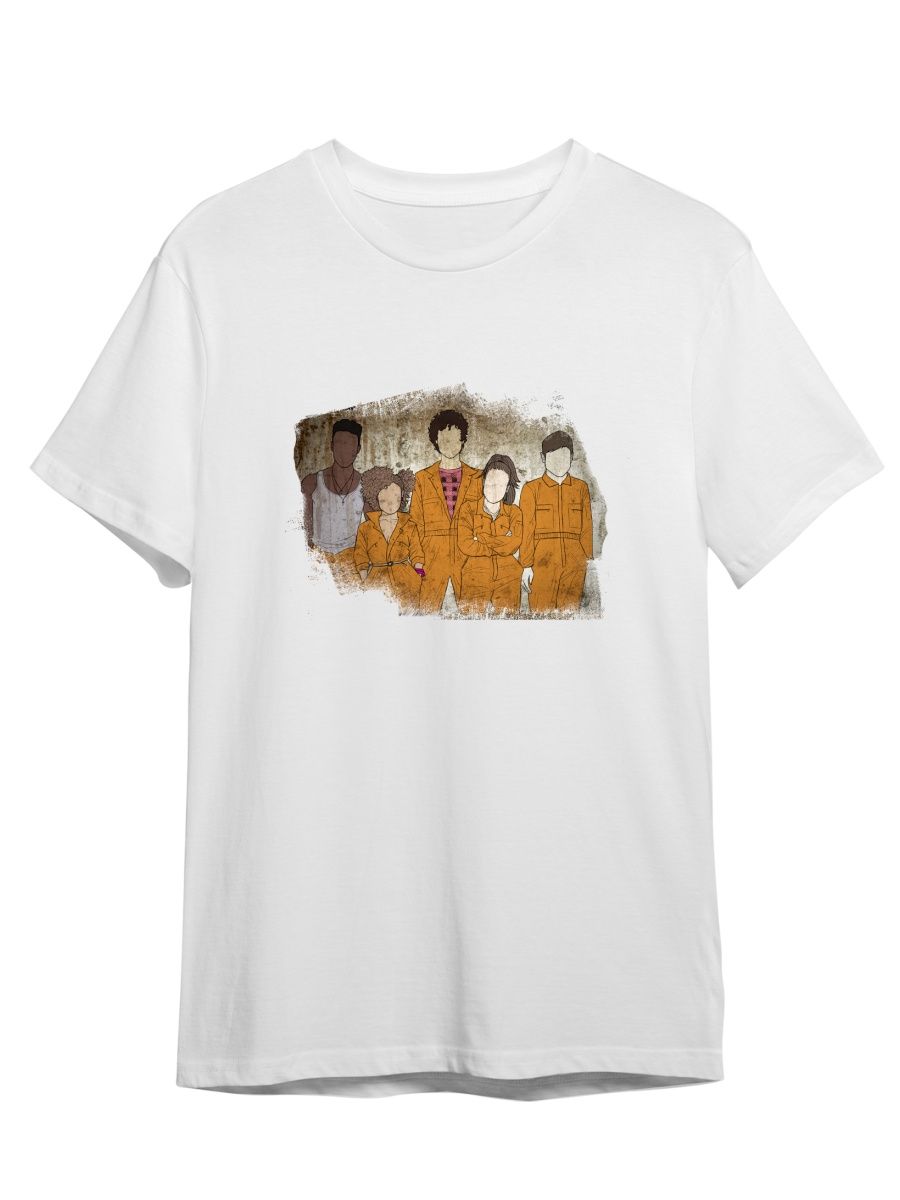 

Футболка унисекс СувенирShop Отбросы/Сериал/Misfits 12 белая 5XL, "Отбросы/Сериал/Misfits" 12