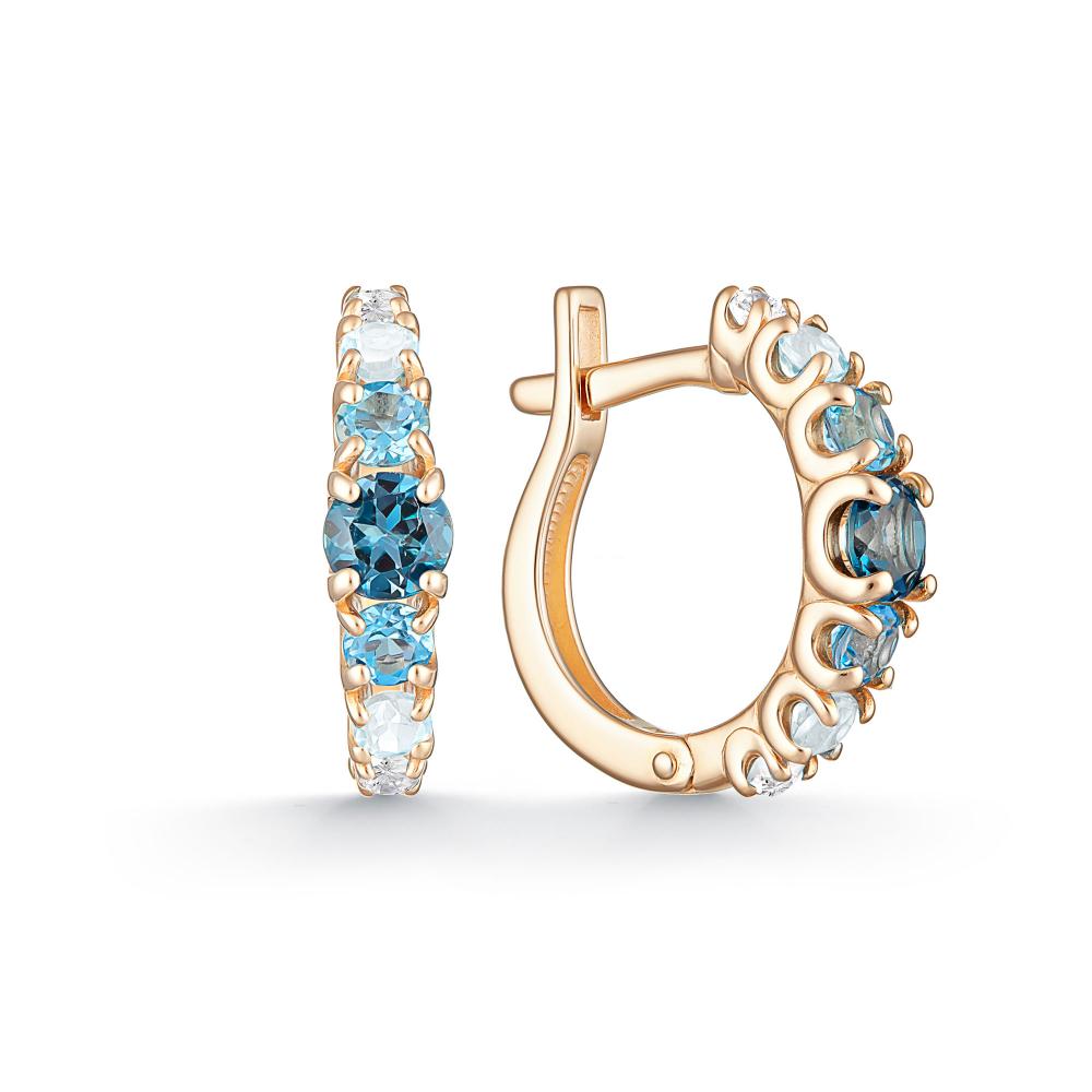 

Серьги из серебра с топазом АЛЬКОР 02-2250_0М62-06, 02-2250_0М62-06