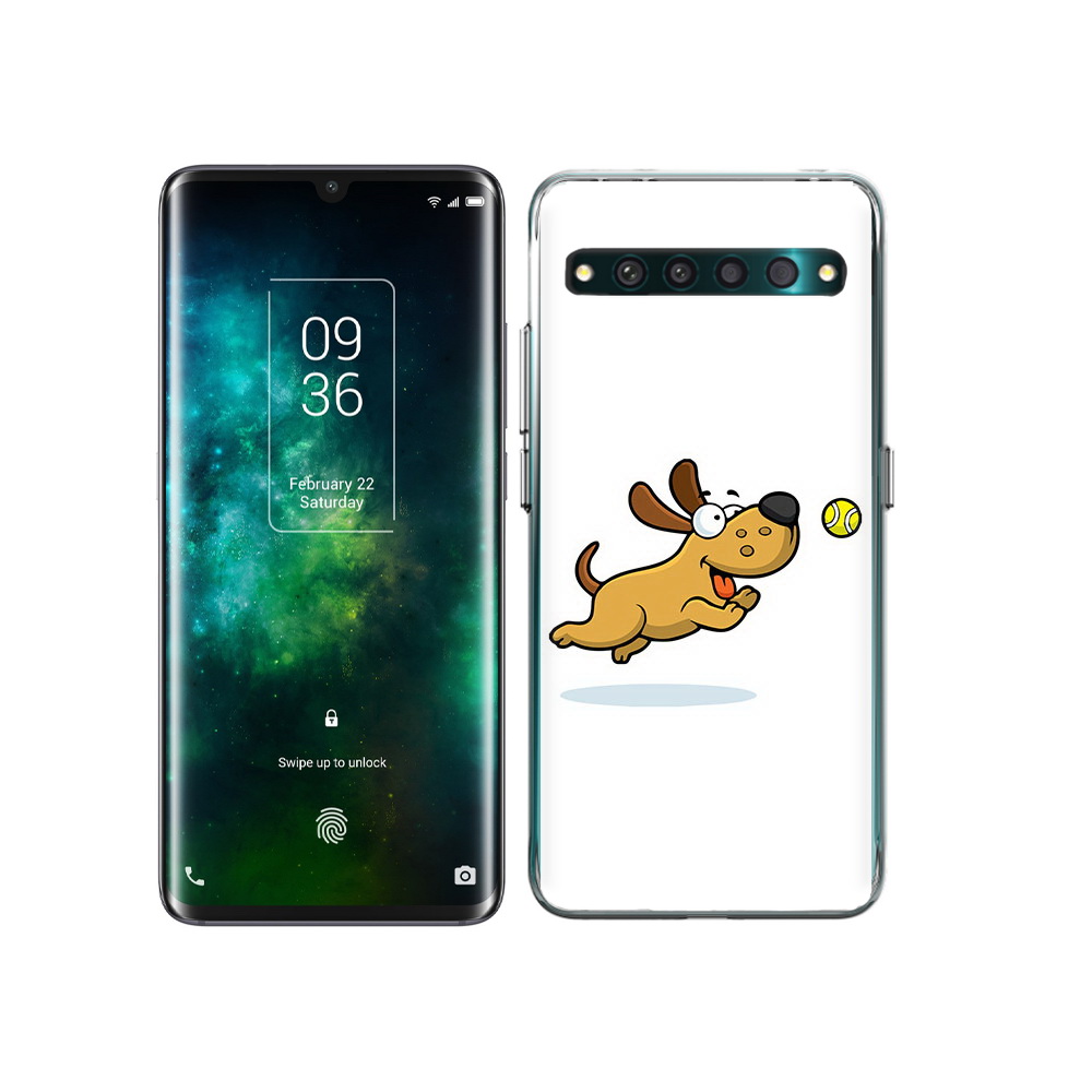 

Чехол MyPads Tocco для TCL 10 Pro пёсик, Прозрачный, Tocco