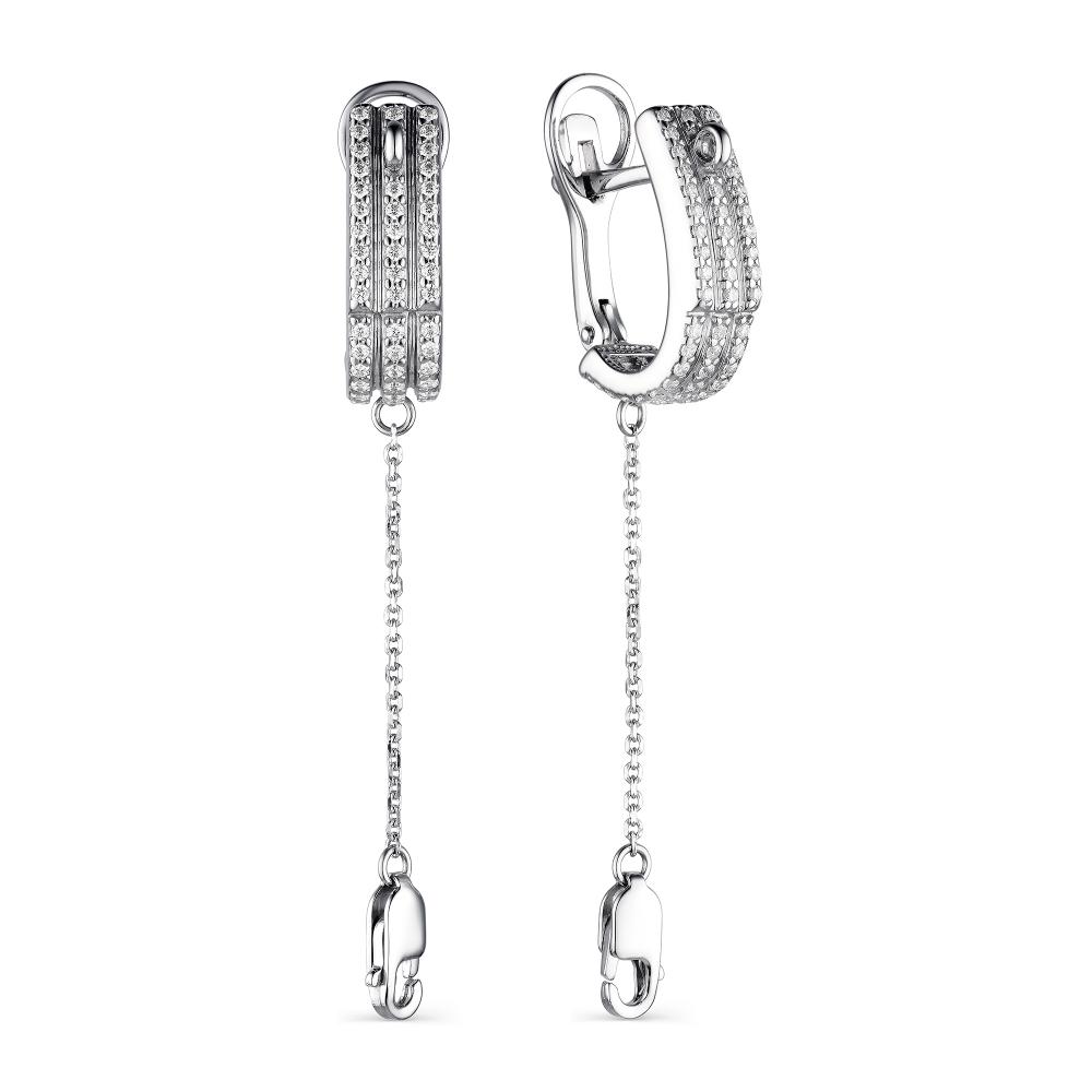 

Серьги из серебра с фианитом АЛЬКОР 02-2047_00КЦ-00, 02-2047_00КЦ-00