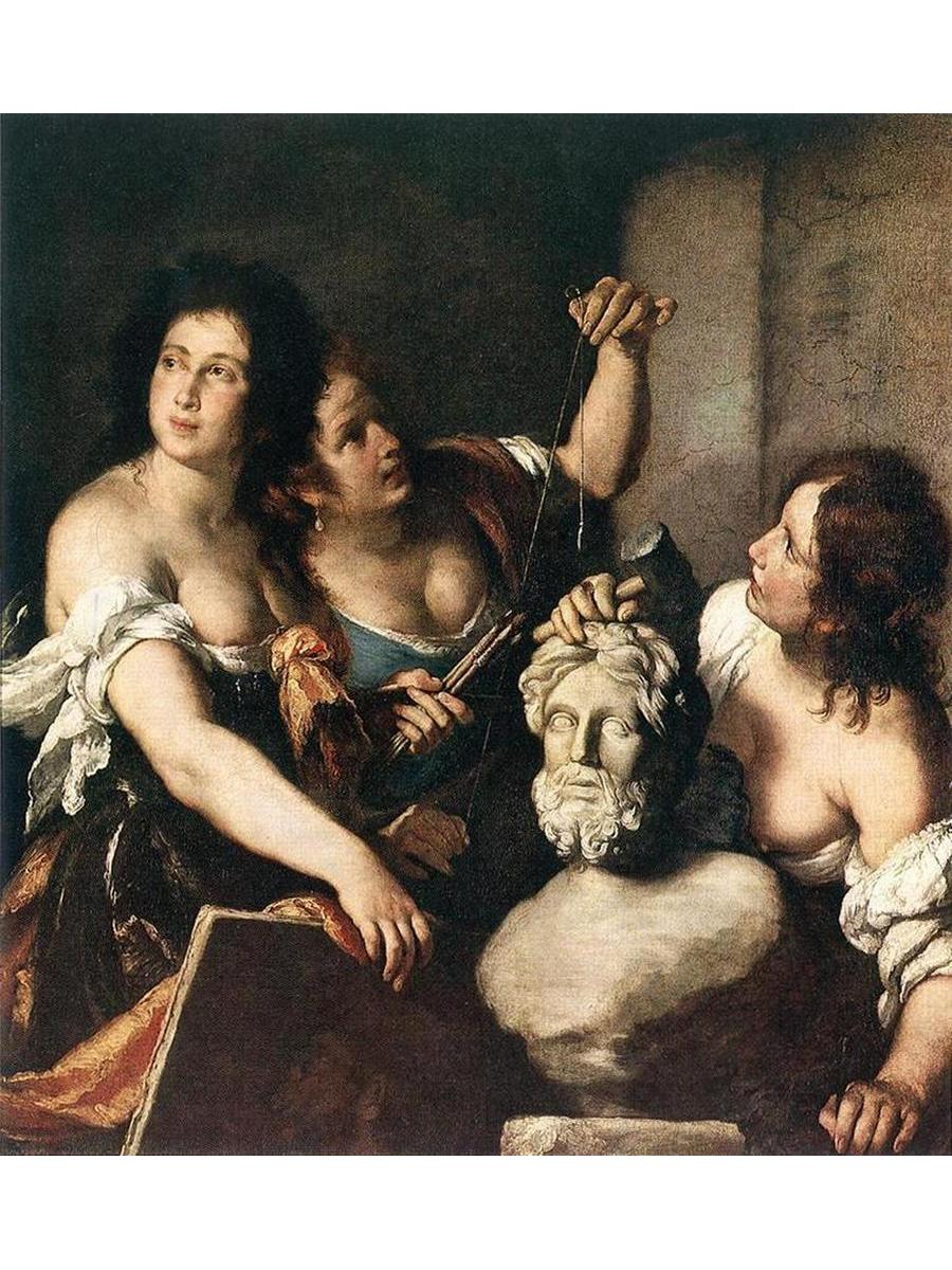 

Постер DRABS A3 Бернардо Строцци Allegory of Arts
