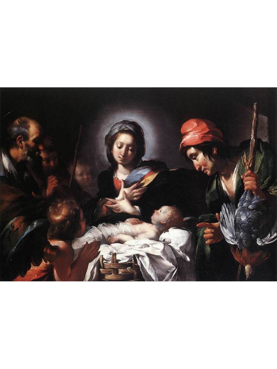 

Постер DRABS A3 Бернардо Строцци Adoration of the Shepherds