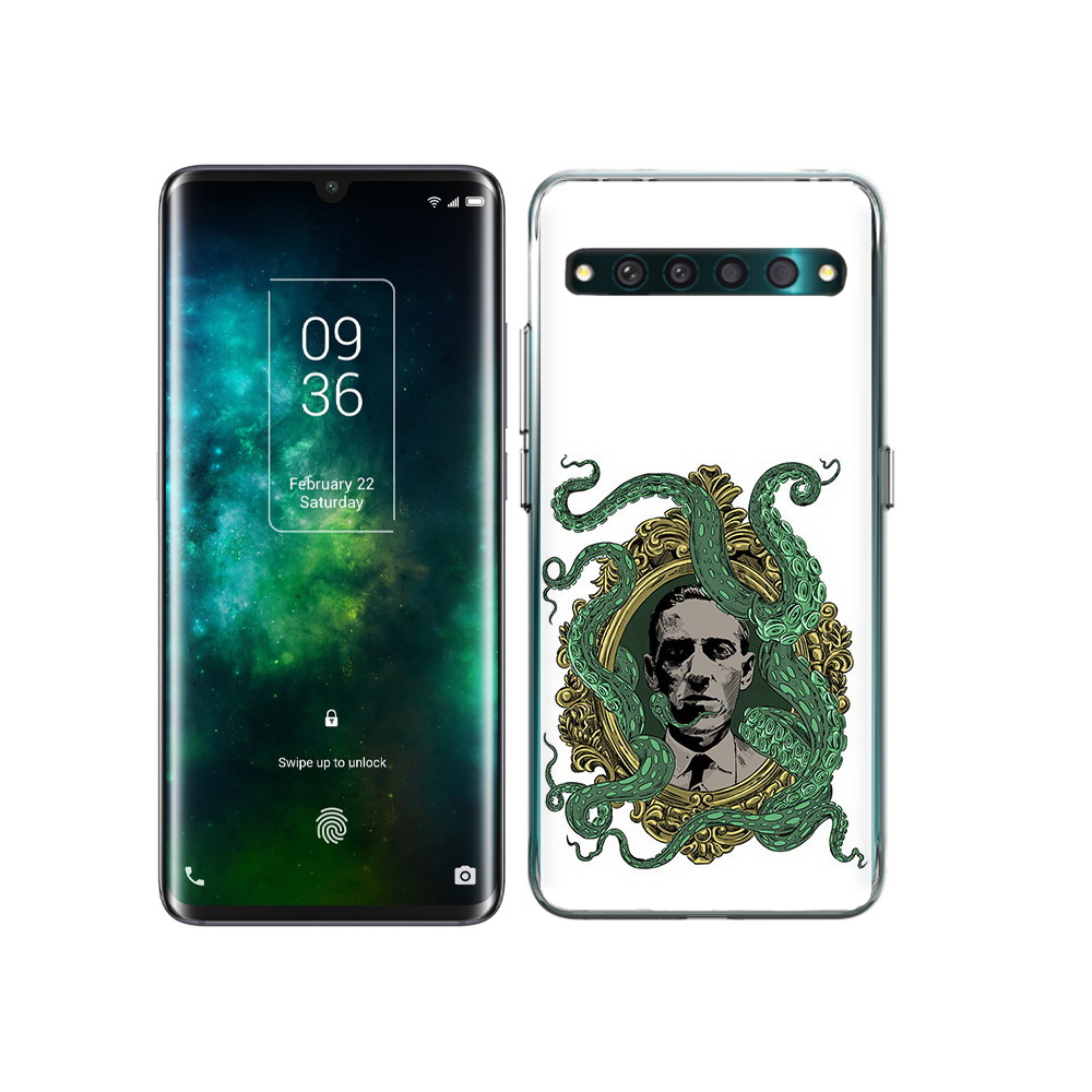 

Чехол MyPads Tocco для TCL 10 Pro портрет с кракеном, Прозрачный, Tocco