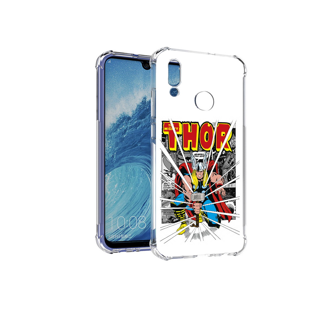 Чехол MyPads Tocco для Huawei P Smart (2019) тор рисунок