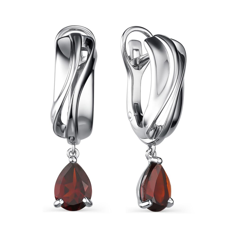 

Серьги из серебра с гранатом АЛЬКОР 02-2041_00ГР-00, 02-2041_00ГР-00
