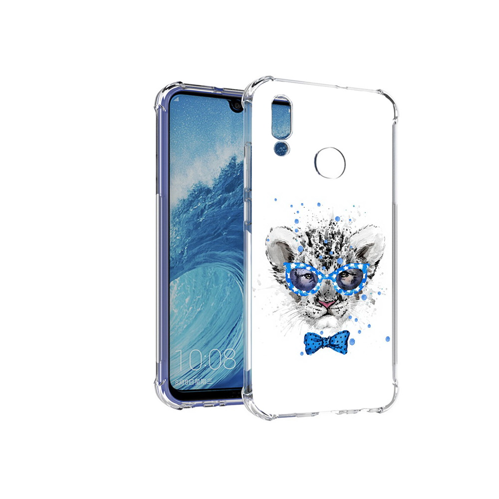 

Чехол MyPads Tocco для Huawei P Smart (2019) тигренок с бабочкой, Прозрачный, Tocco