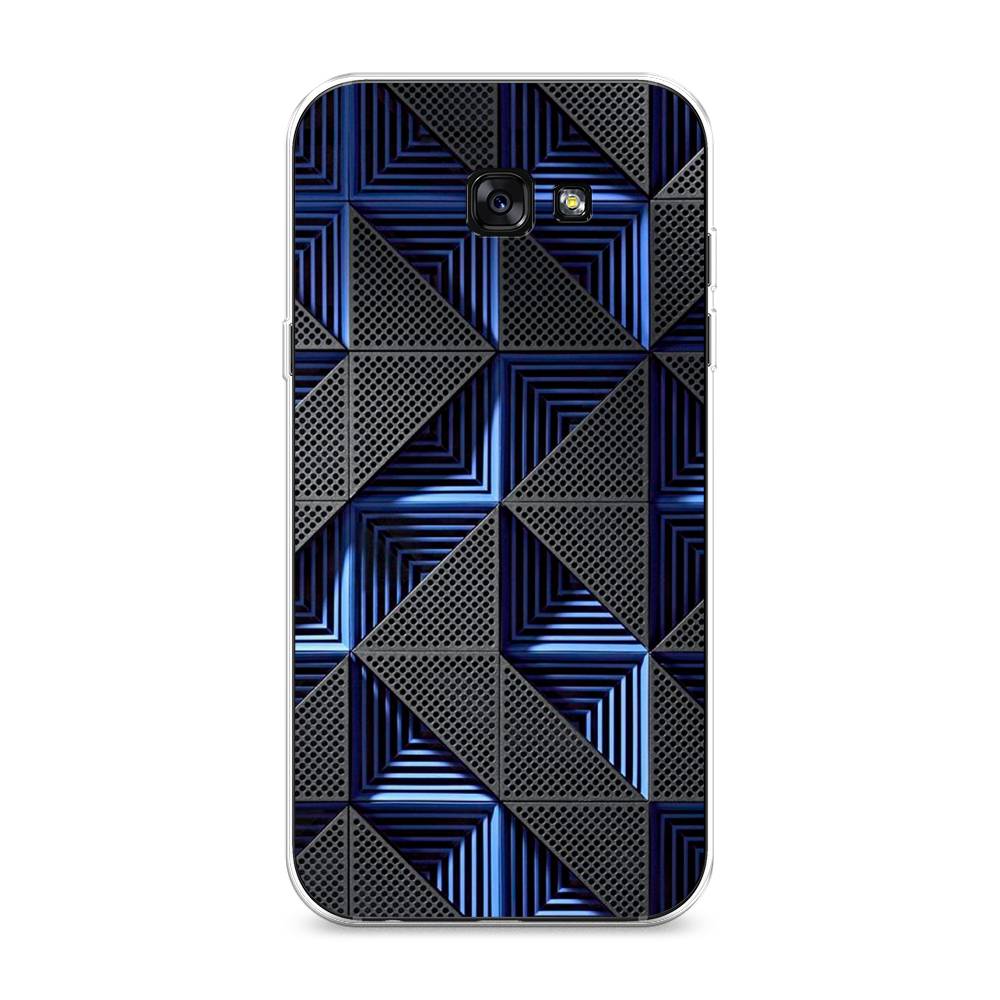 

Чехол на Samsung Galaxy A7 2017 "IBM", Серый;синий, 20950-3