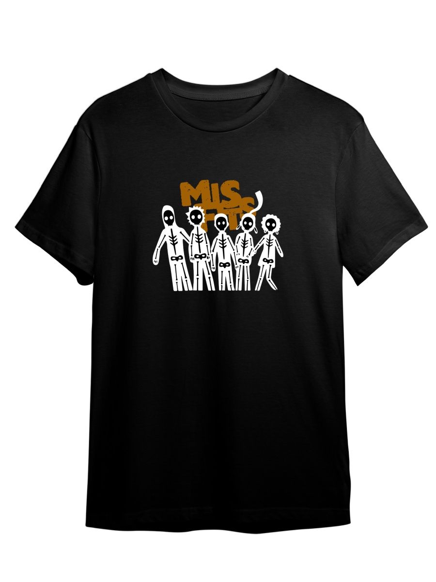 

Футболка унисекс СувенирShop Отбросы/Сериал/Misfits 8 черная 4XL, "Отбросы/Сериал/Misfits" 8