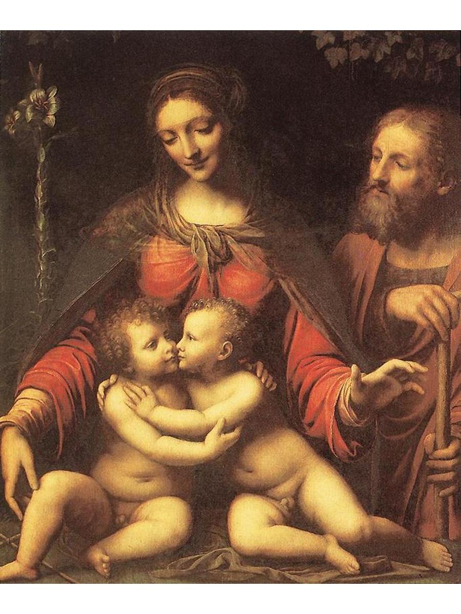 

Постер DRABS A3 Бернардино Луини Holy Family with the Infant St John