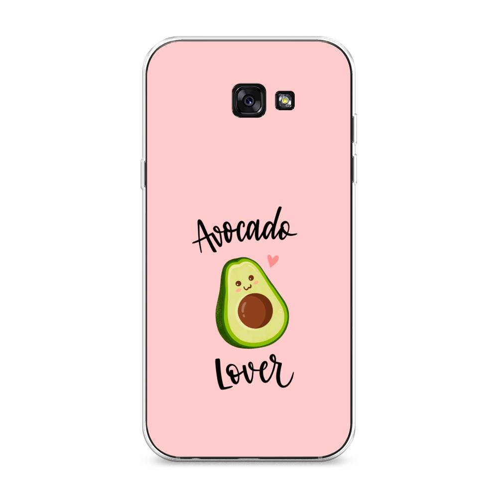 

Чехол на Samsung Galaxy A7 2017 "Avocado lover", Розовый;зеленый, 20950-6