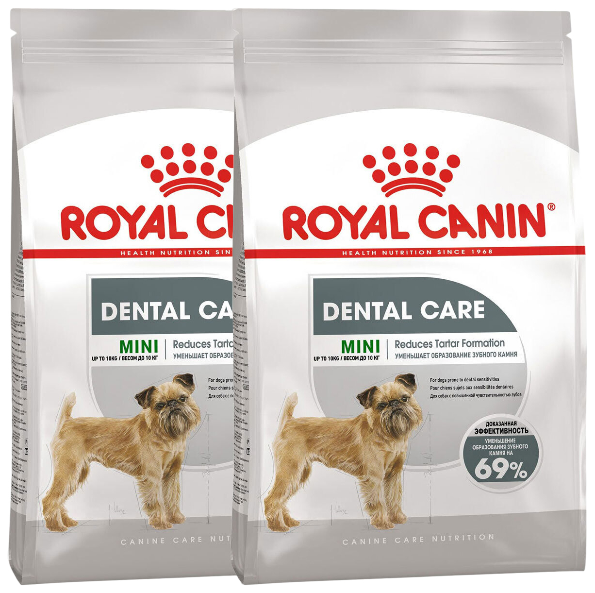 

ROYAL CANIN ROYAL CANIN MINI DENTAL CARE для взрослых собак маленьких пород от заболеваний