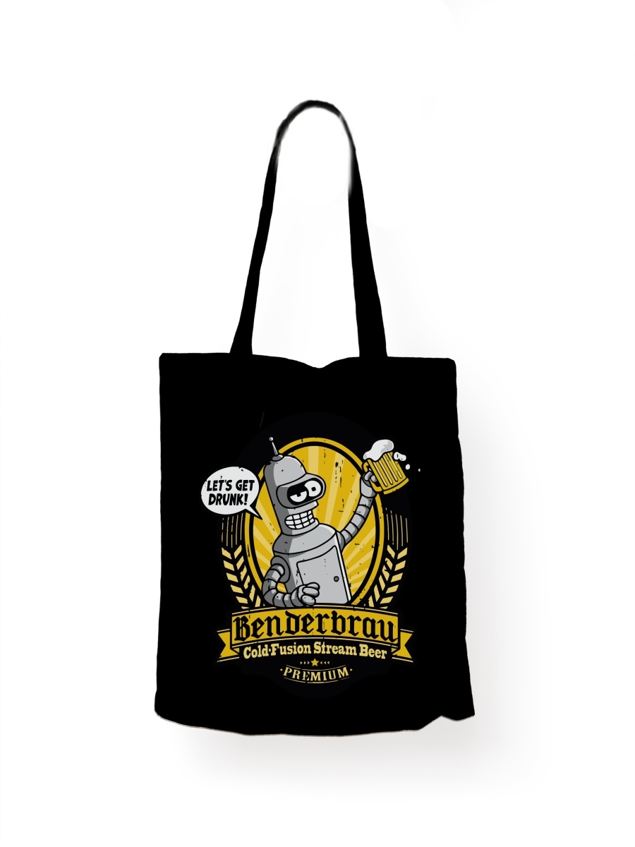 

Шоппер унисекс СувенирShop Футурама/Futurama 41, черный, Футурама/Futurama 41
