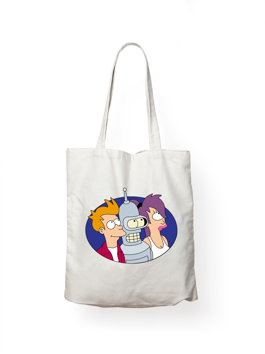 Шоппер унисекс СувенирShop Футурама/Futurama 36, белый