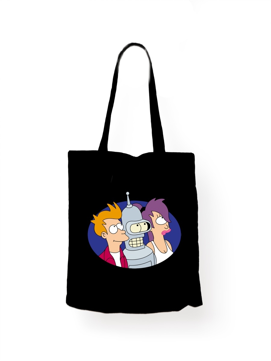 Шоппер унисекс СувенирShop Футурама/Futurama 36, черный