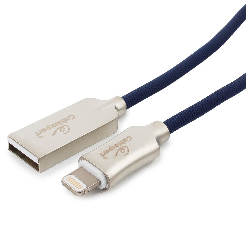 фото Кабель cablexpert usb 2.0 - lightning mfi, м/м, 1.8 м, синий (cc-p-apusb02bl-1.8m)