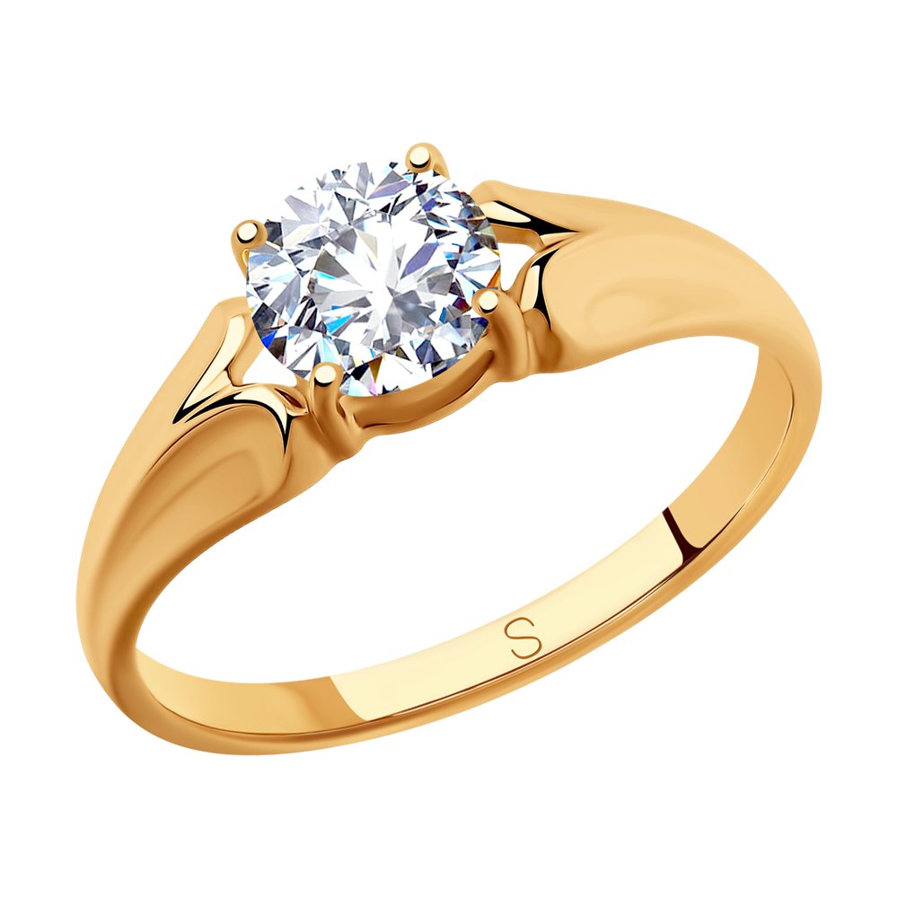 

Кольцо из серебра р. 16,5 SOKOLOV 93010796, фианит, 93010796
