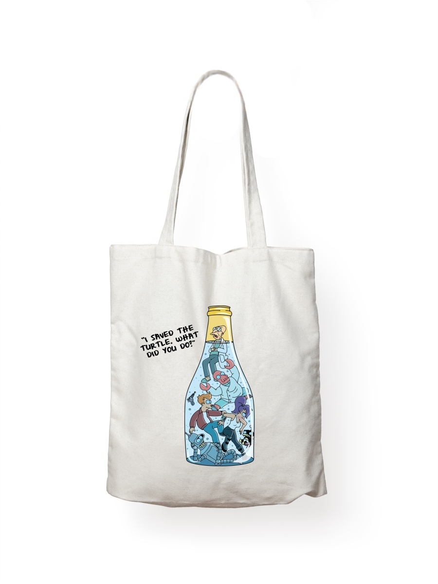 

Шоппер унисекс СувенирShop Футурама/Futurama 23, белый, Футурама/Futurama 23