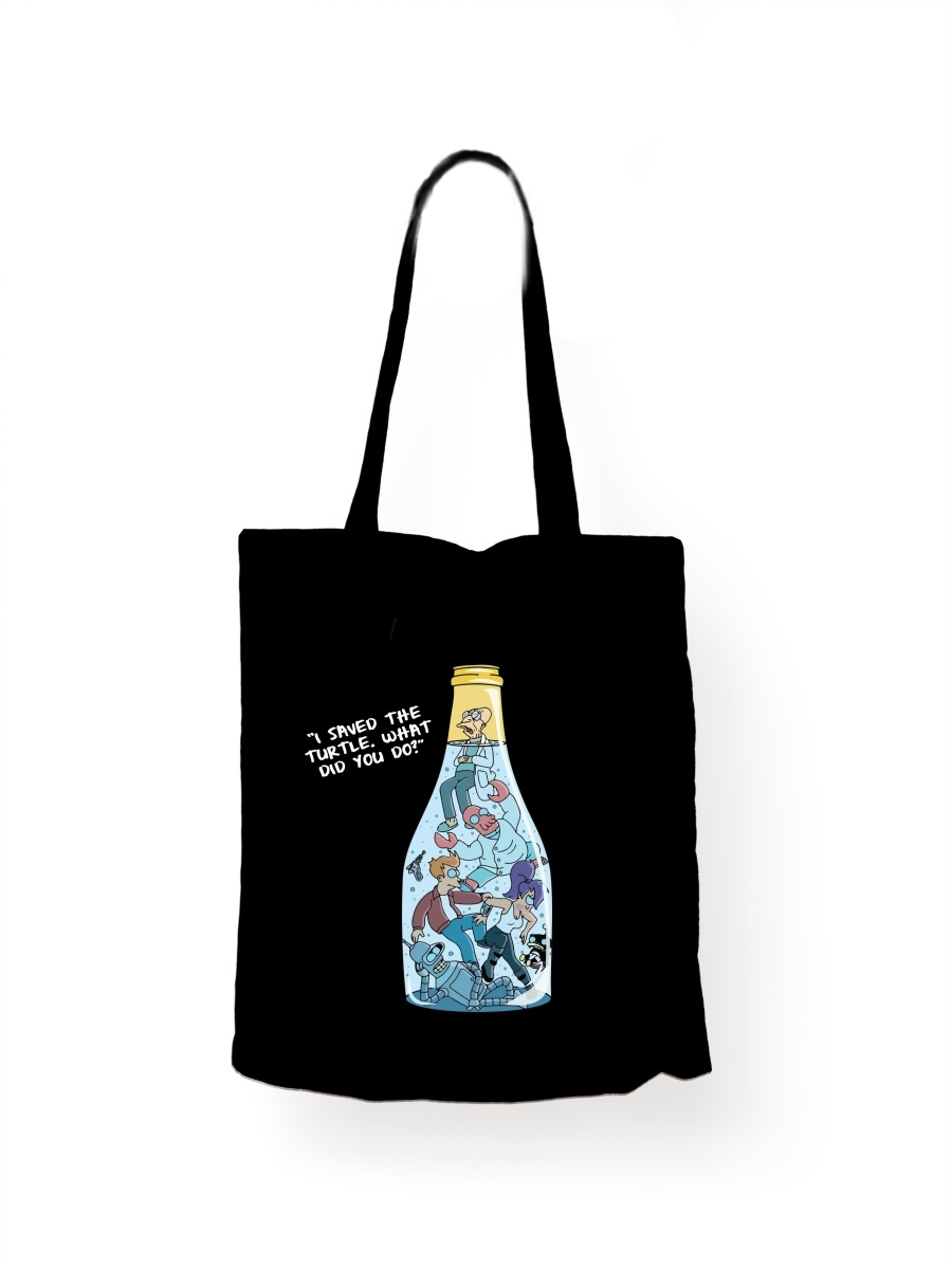 

Шоппер унисекс СувенирShop Футурама/Futurama 23, черный, Футурама/Futurama 23