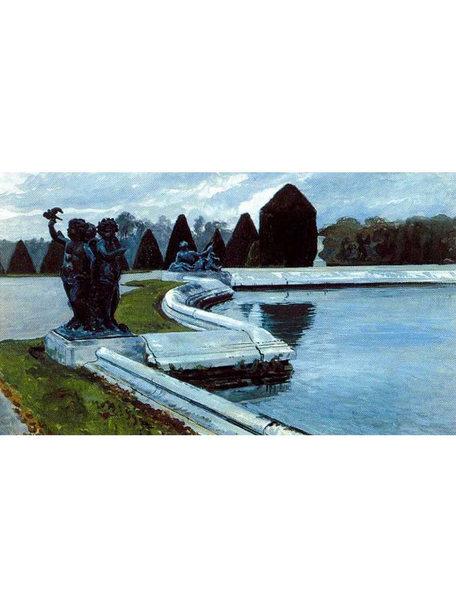 

Постер DRABS A3 Бенуа Александр Николаевич 1870-1960 Водный партер в Версале
