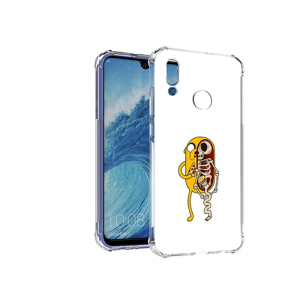 

Чехол MyPads Tocco для Huawei P Smart (2019) Джейк скелет, Прозрачный, Tocco