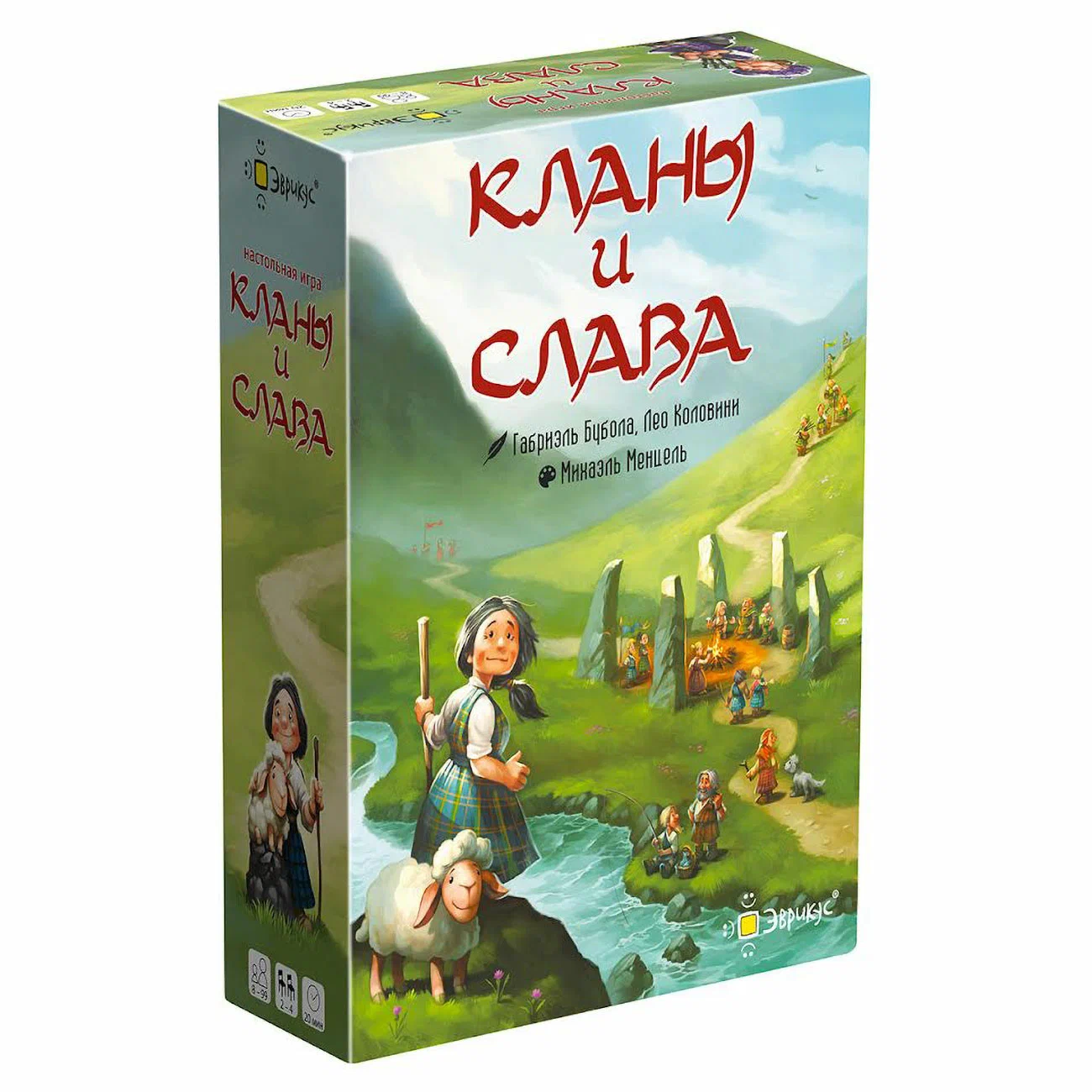 

Настольная карточная игра Эврикус Кланы и слава PG-17392