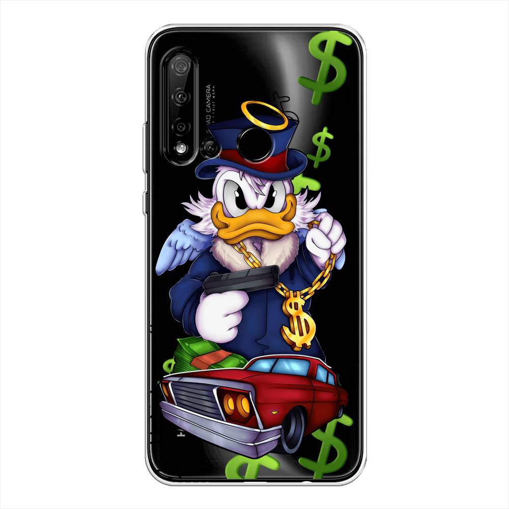 

Чехол на Huawei Nova 5i "Scrooge McDuck with a Gold Chain", Красный;синий;белый, 69850-6