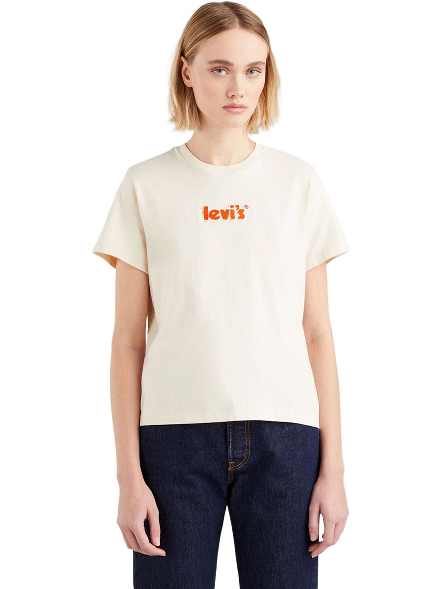 

Футболка женская Levi's A2226-0001 бежевая XXS, A2226-0001