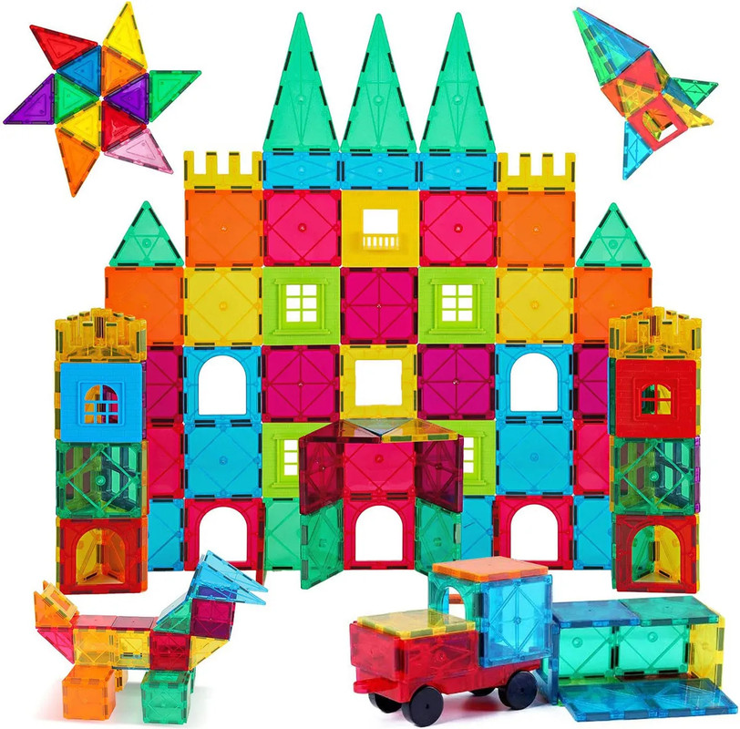 Конструктор CHILITOY магнитный 90 деталей MAG058A