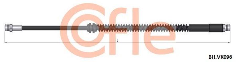

Cofle 92.Bh.Vk096 Шланг Тормозной