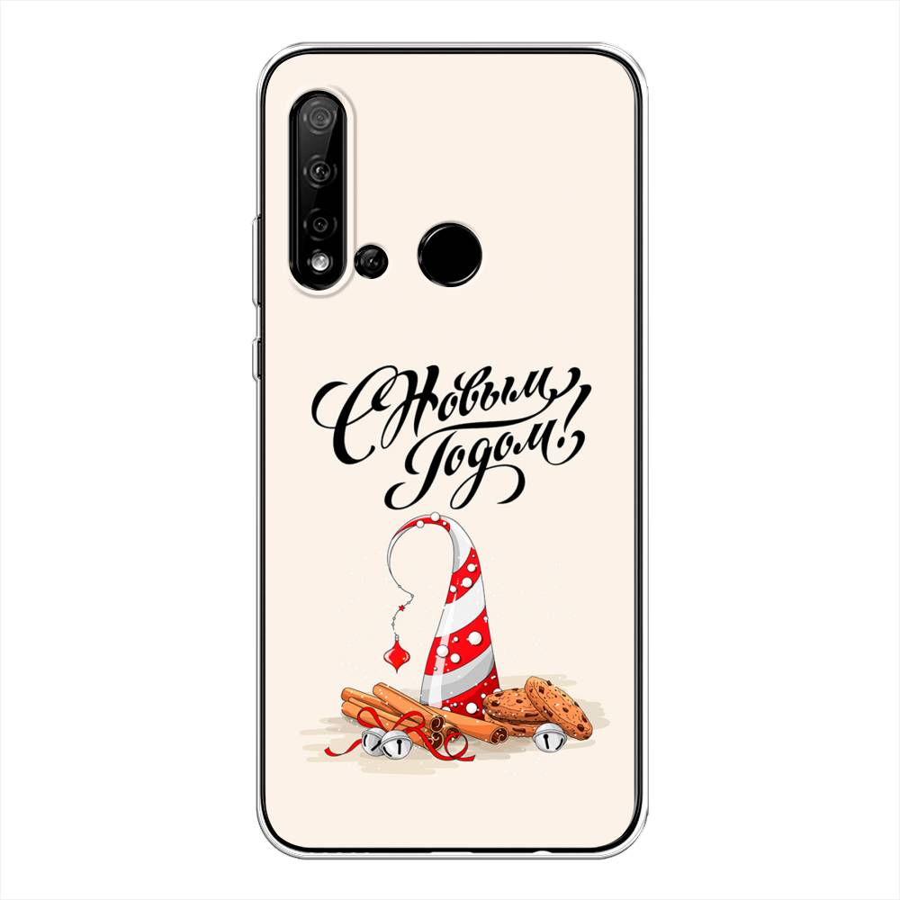 

Чехол на Huawei Nova 5i "Подарки на Новый Год", Бежевый;красный;черный, 69850-5