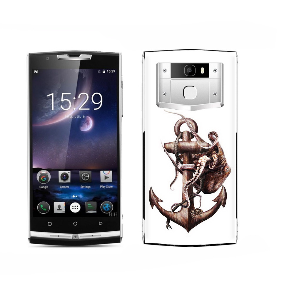 

Чехол MyPads Tocco для Oukitel K15 Plus ржавый якорь, Прозрачный, Tocco