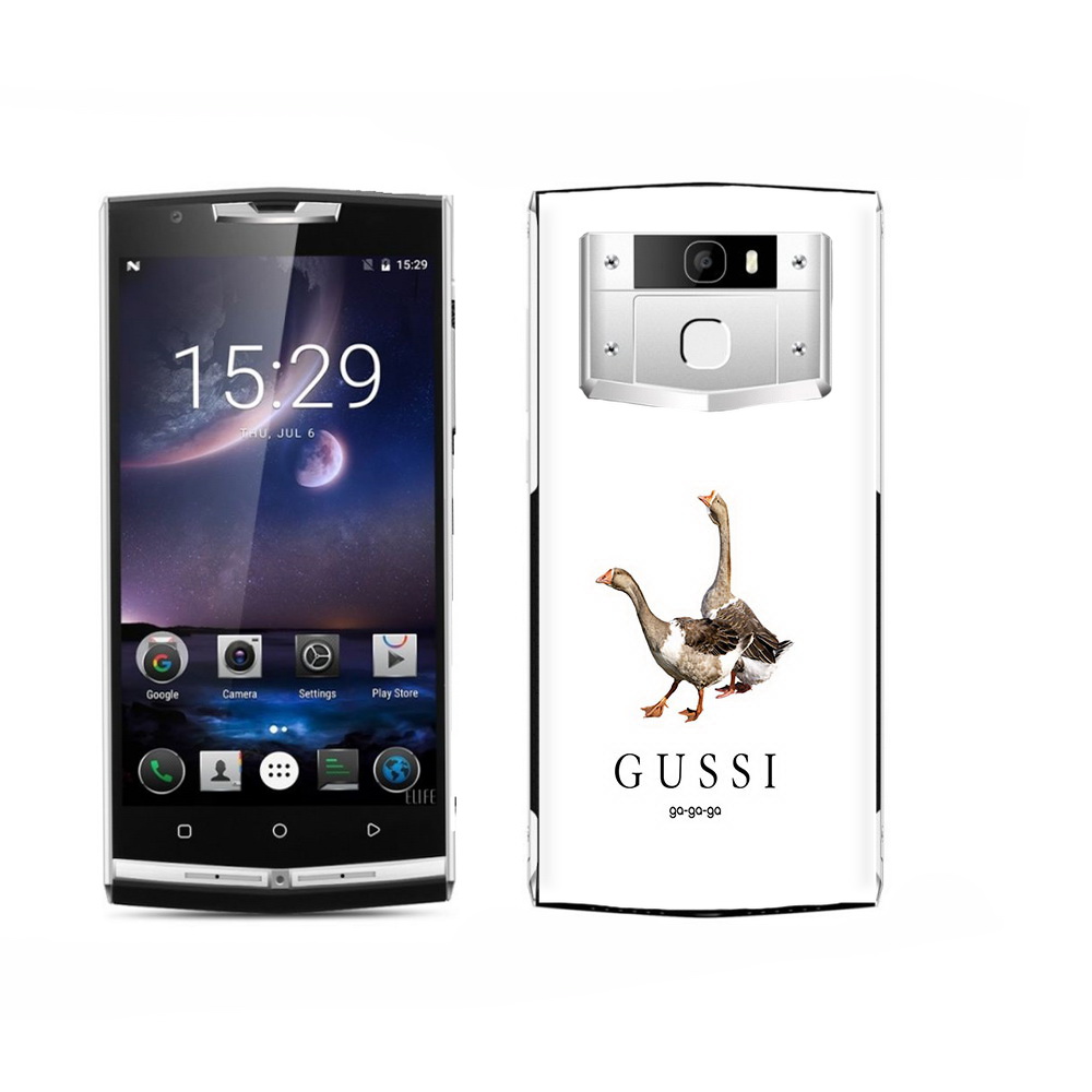 

Чехол MyPads Tocco для Oukitel K15 Plus Гусси бренд, Прозрачный, Tocco