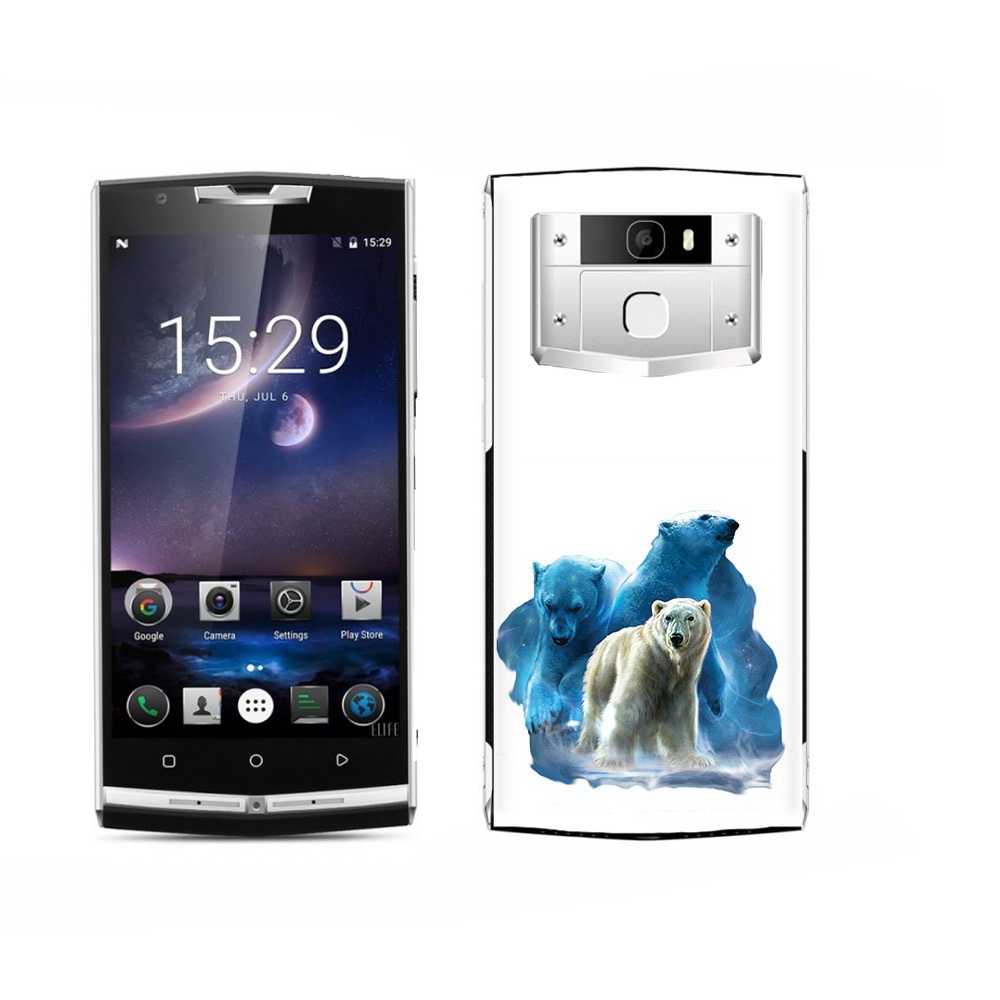 

Чехол MyPads Tocco для Oukitel K15 Plus полярный медведь, Прозрачный, Tocco