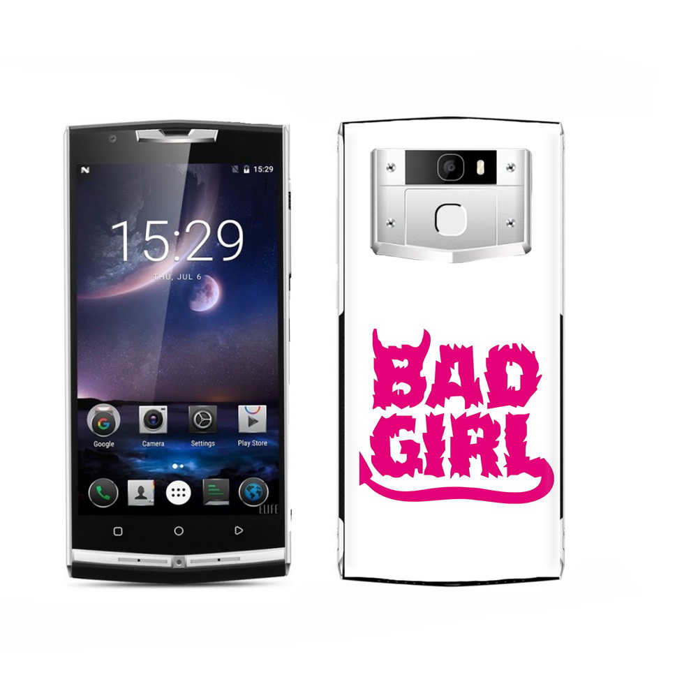 

Чехол MyPads Tocco для Oukitel K15 Plus плохая девочка, Прозрачный, Tocco