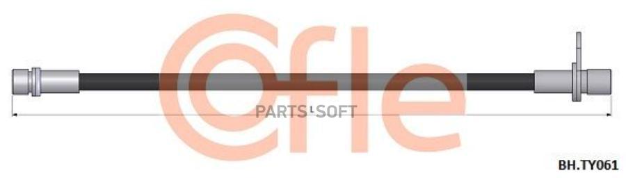 

Cofle 92.Bh.Ty061 Шланг Тормозной