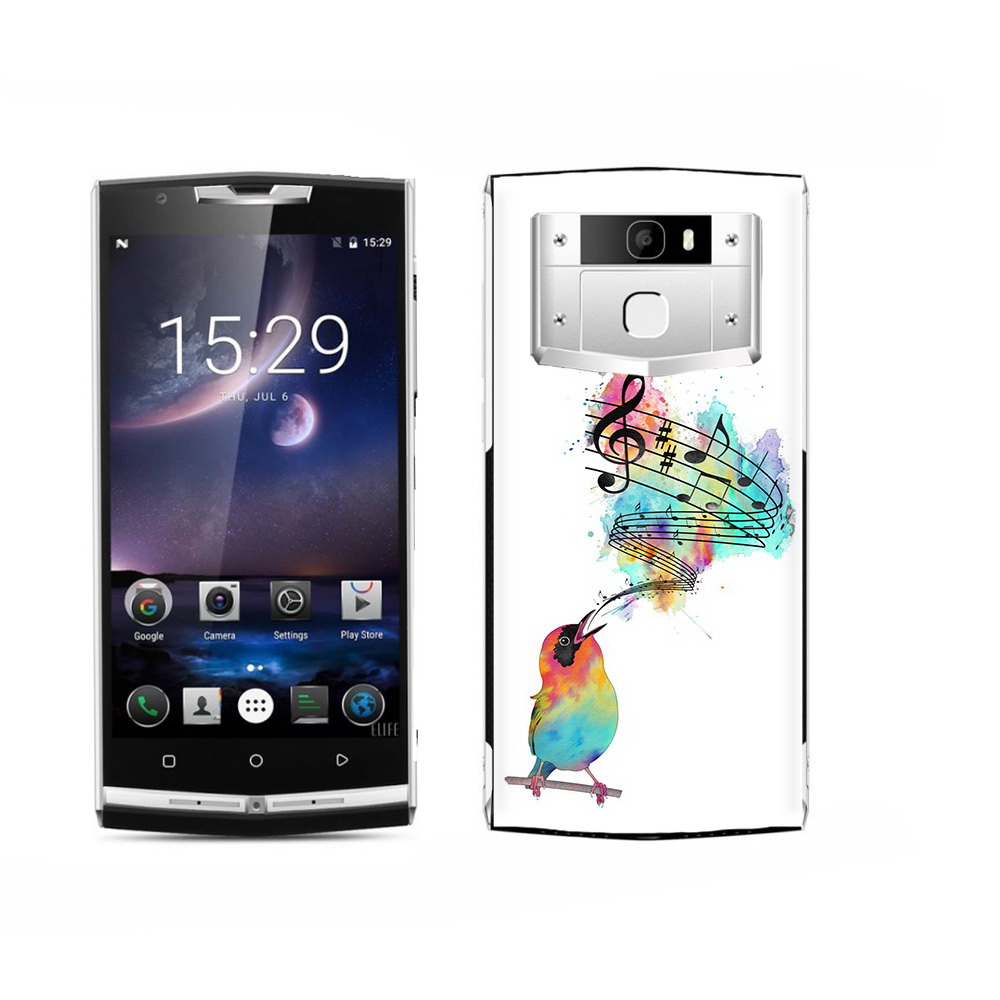 

Чехол MyPads Tocco для Oukitel K15 Plus певчая птичка, Прозрачный, Tocco