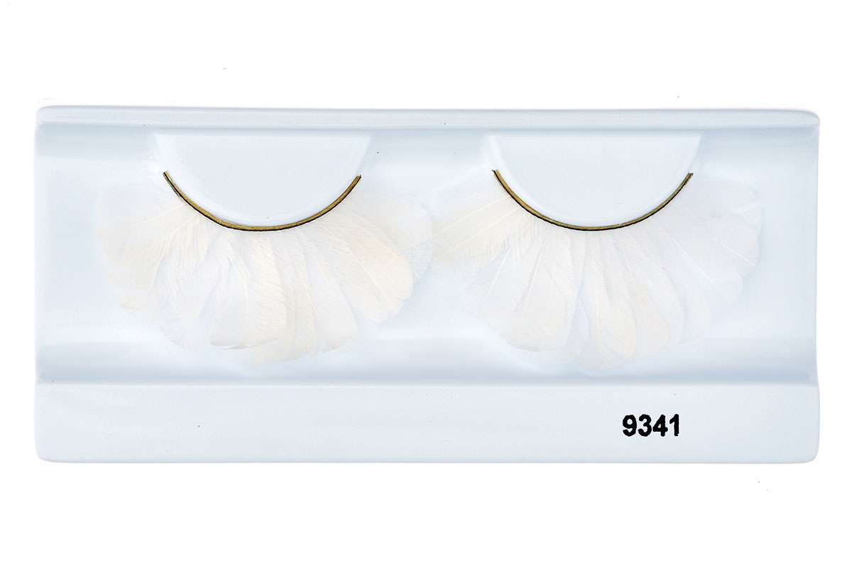 

Ресницы перьевые/Eyelashes Peacock 14 мм-22 мм (Цв: White), Белый