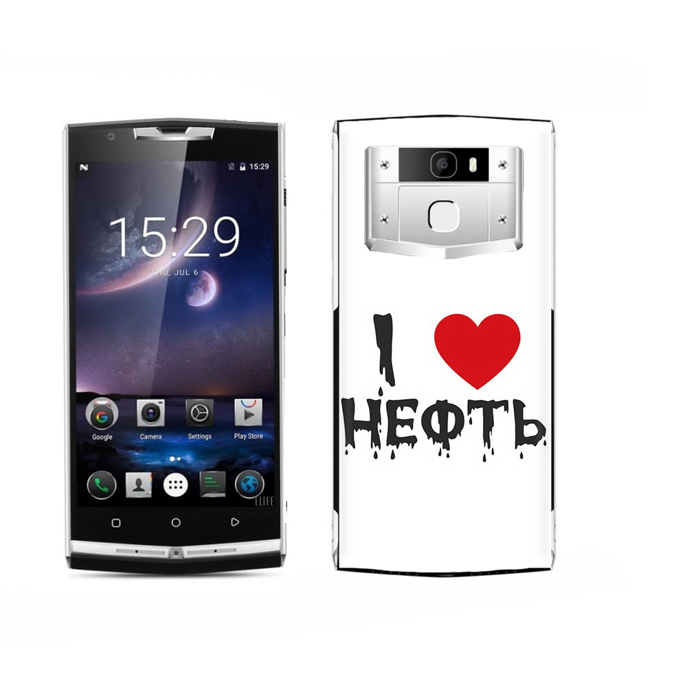 

Чехол MyPads Tocco для Oukitel K15 Plus нефть, Прозрачный, Tocco