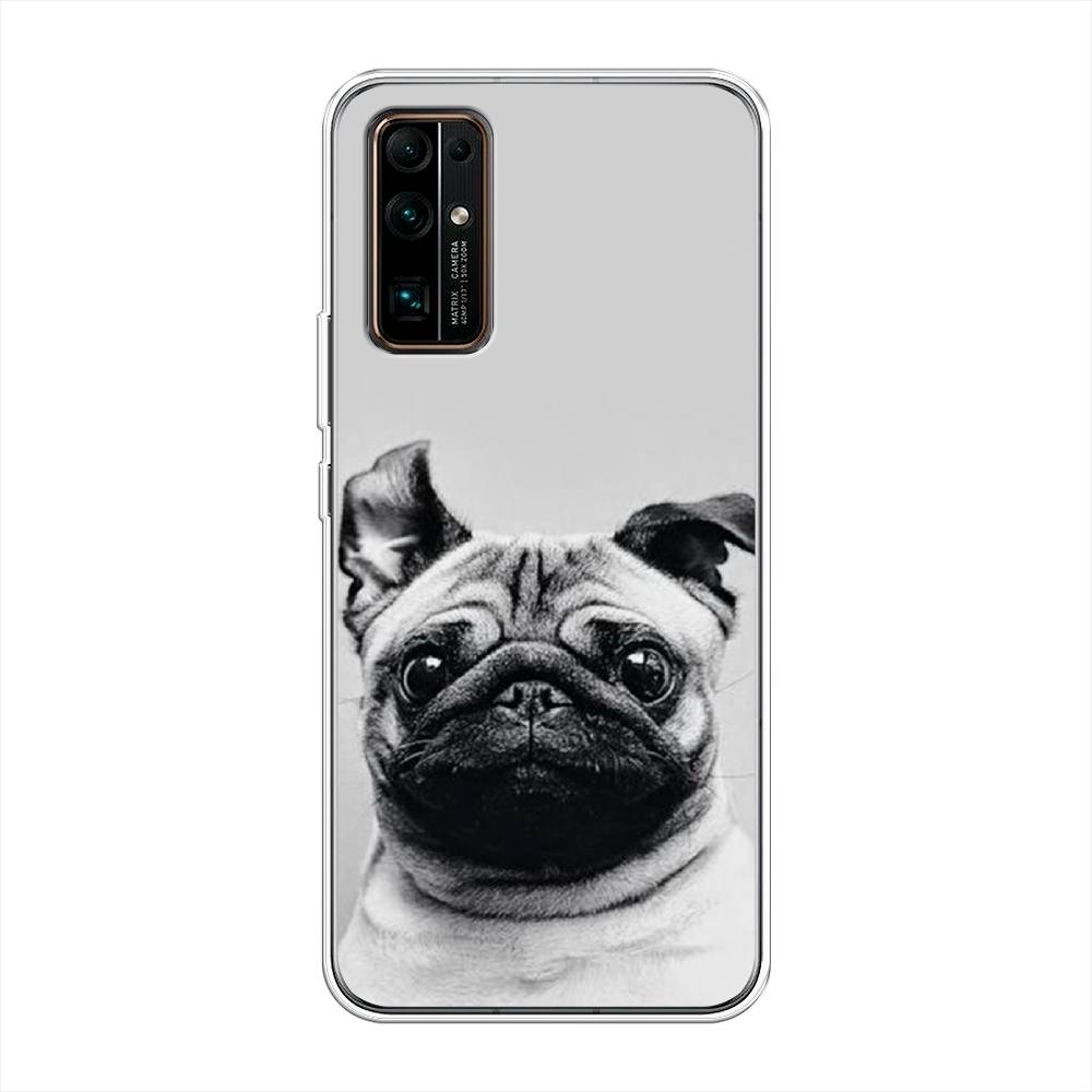 

Чехол Awog на Honor 30 "Ушастый мопс", Серый, 612150-1