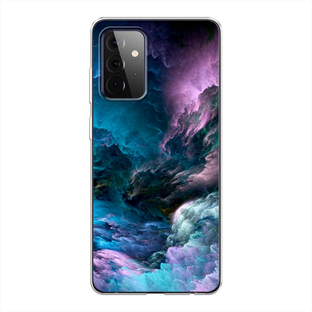 

Чехол на Samsung Galaxy A72 "Загадочное небо", Синий;фиолетовый, 2101950-2