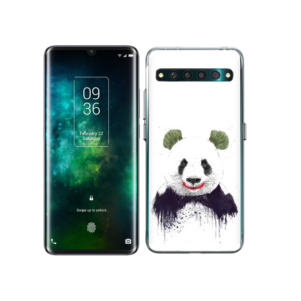 

Чехол MyPads Tocco для TCL 10 Pro панда джокер, Прозрачный, Tocco