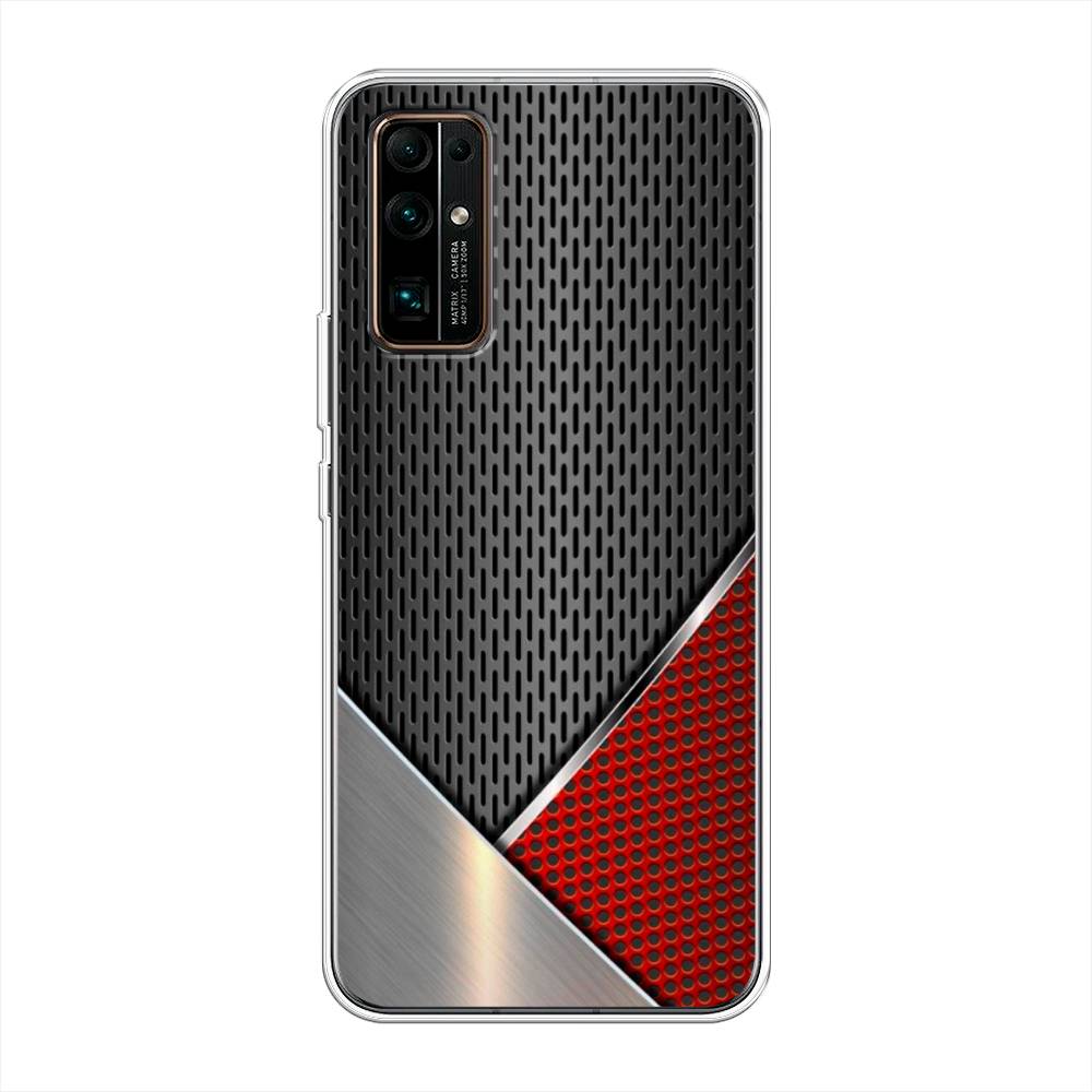 

Чехол Awog "Стальной металл" для Honor 30, Черный;красный;серебристый, 612150-3