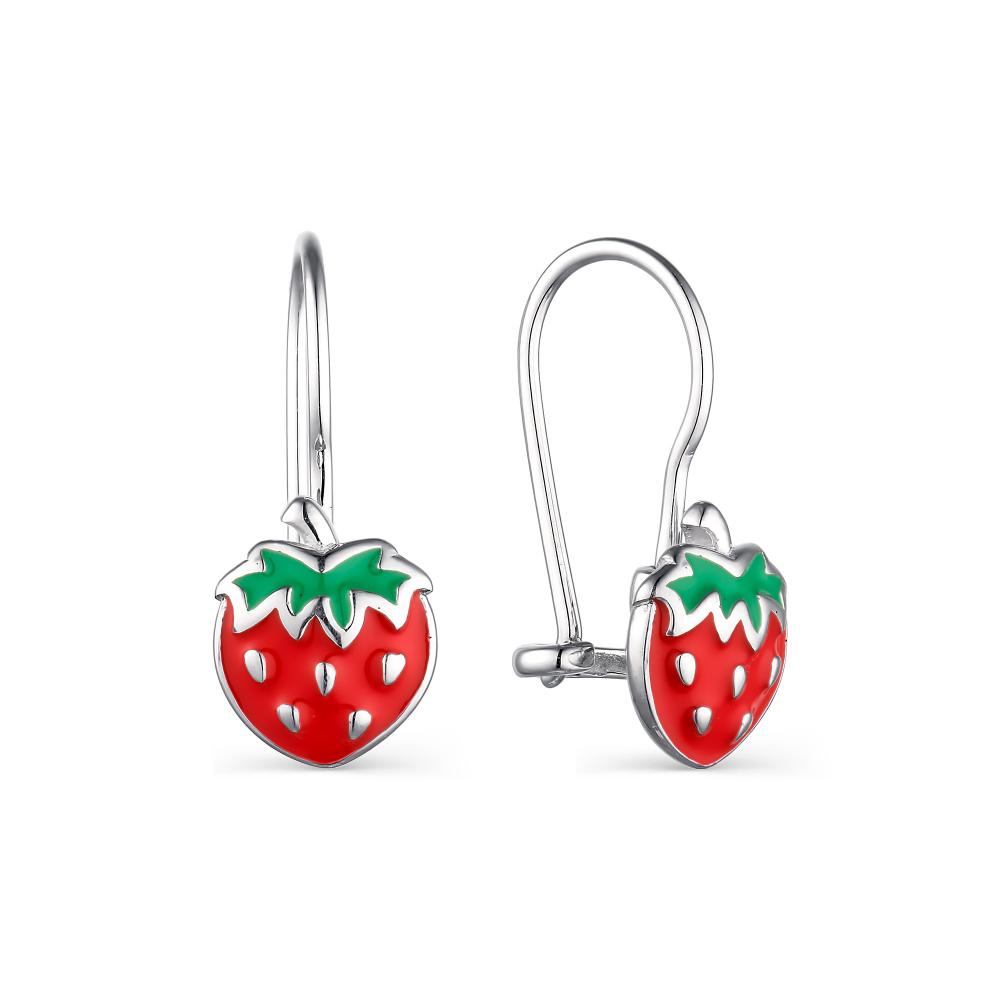 

Серьги из серебра с эмалью АЛЬКОР 02-1977_ЭМ24-00, 02-1977_ЭМ24-00