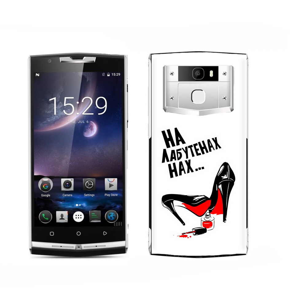 

Чехол MyPads Tocco для Oukitel K15 Plus на лабутенах, Прозрачный, Tocco