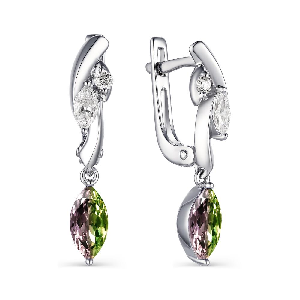 

Серьги из серебра с турмалином АЛЬКОР 02-1679_0ТРН-00, 02-1679_0ТРН-00