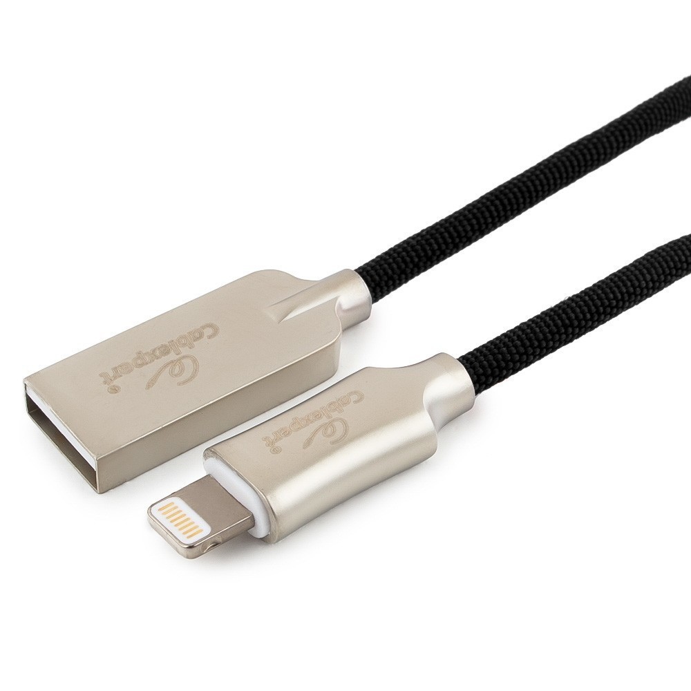 фото Кабель cablexpert usb 2.0 - lightning mfi, м/м, 0.5 м (cc-p-apusb02bk-0.5m)