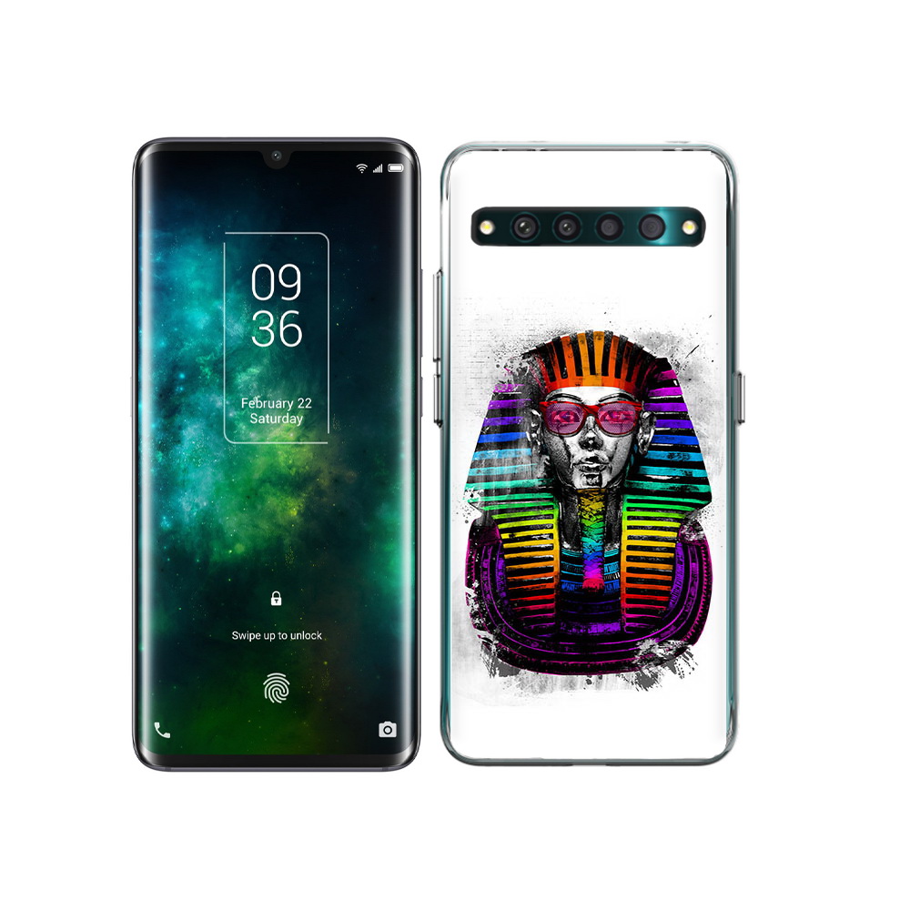 

Чехол MyPads Tocco для TCL 10 Pro модная богиня, Прозрачный, Tocco