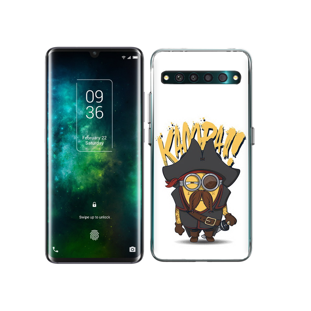 

Чехол MyPads Tocco для TCL 10 Pro миньон пират, Прозрачный, Tocco