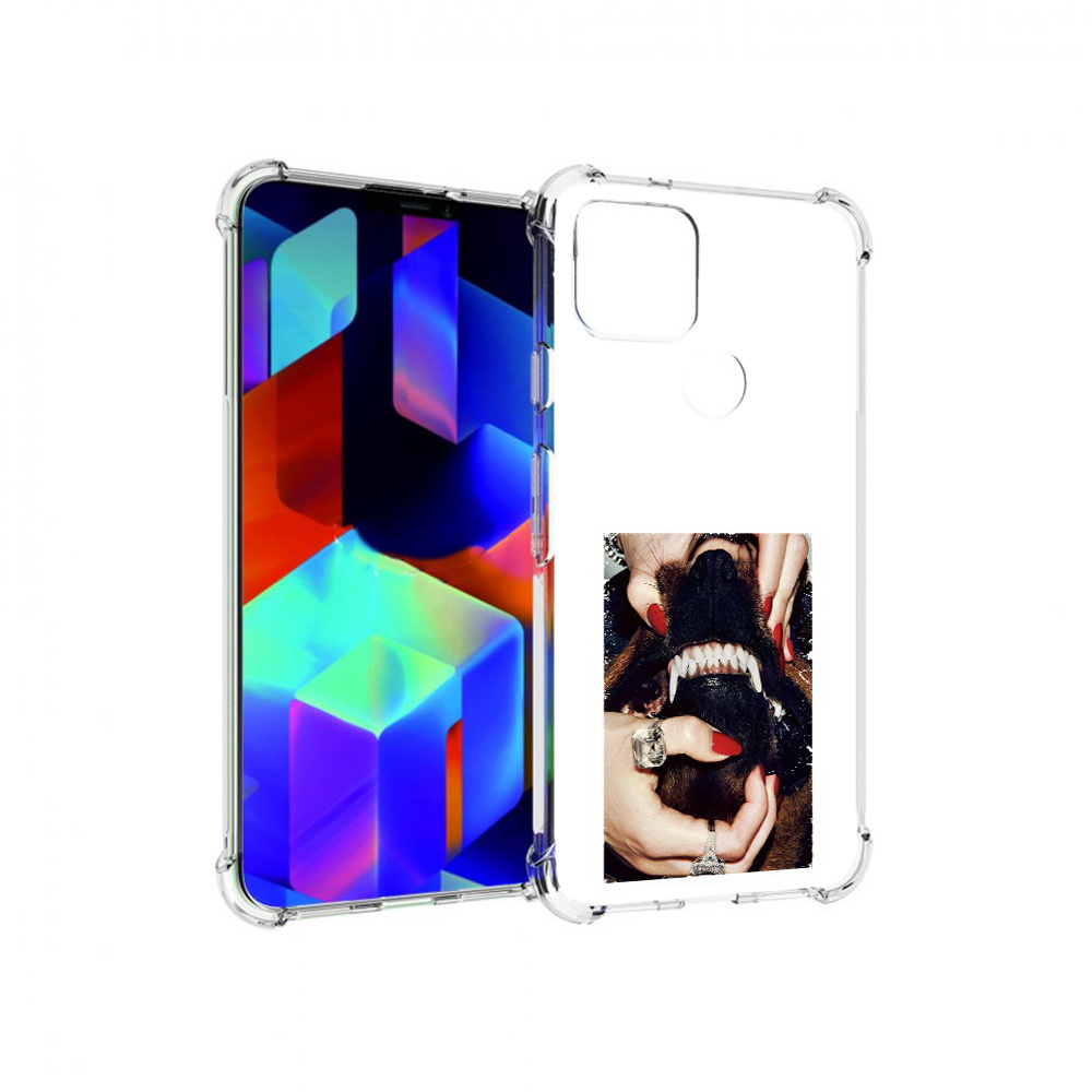 

Чехол MyPads Tocco для Google Pixel 5 маникюр, Прозрачный, Tocco